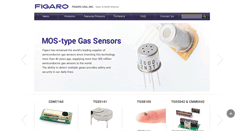 Desktop Screenshot of figarosensor.com
